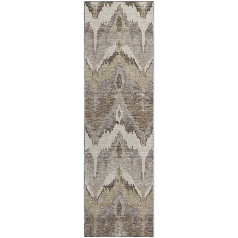 Premium Washable Super Soft Modern Ikat Mayfield Rug