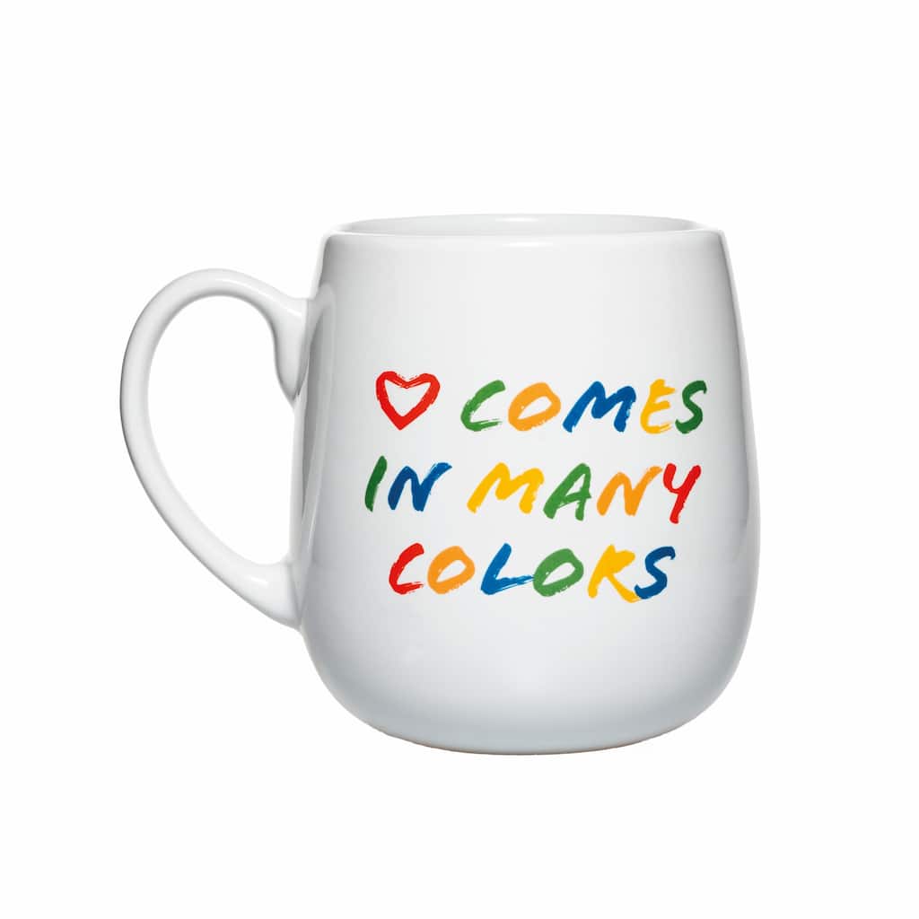 Amici Home Love Comes In Many Colors Coffee Mug - 20 oz