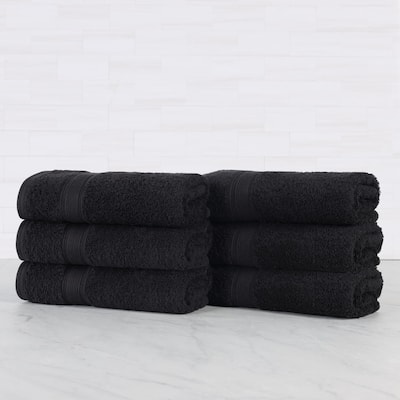 Superior Oregon Organic Cotton Solid Hand Towel, Set of 6