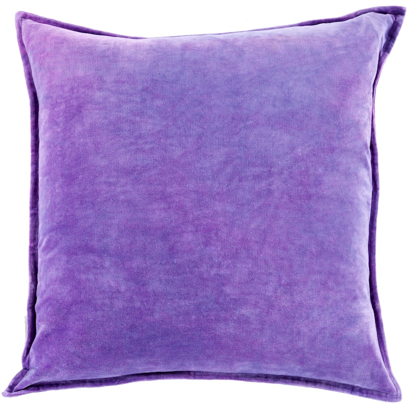 Artistic Weavers Harrell Solid Velvet 22-inch Throw Pillow - Polyester - Lavender