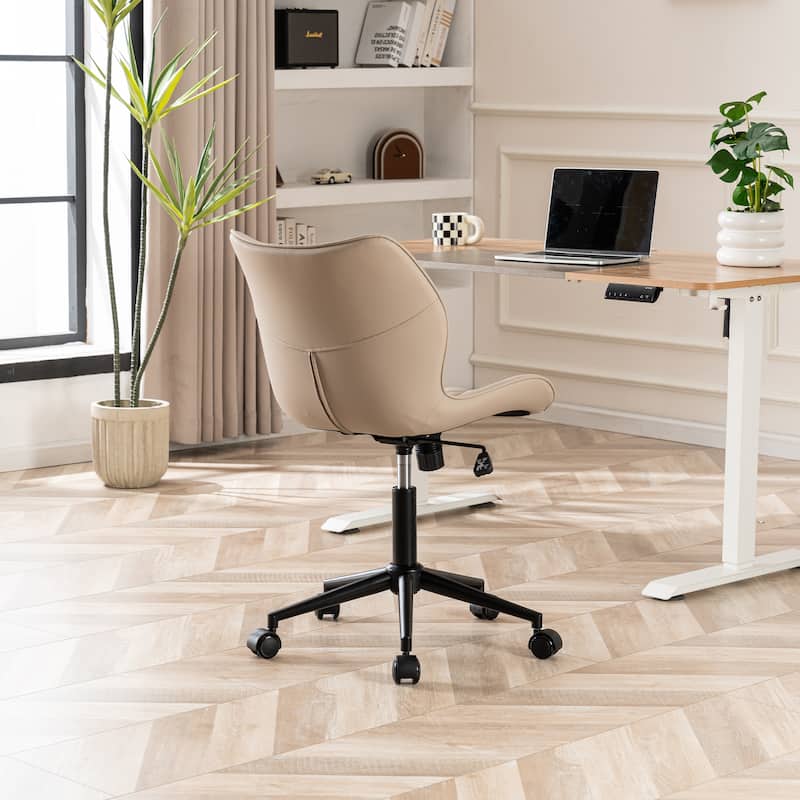 Swivel Armless Desk Chair Office Chairs Makeup Vanity Chair