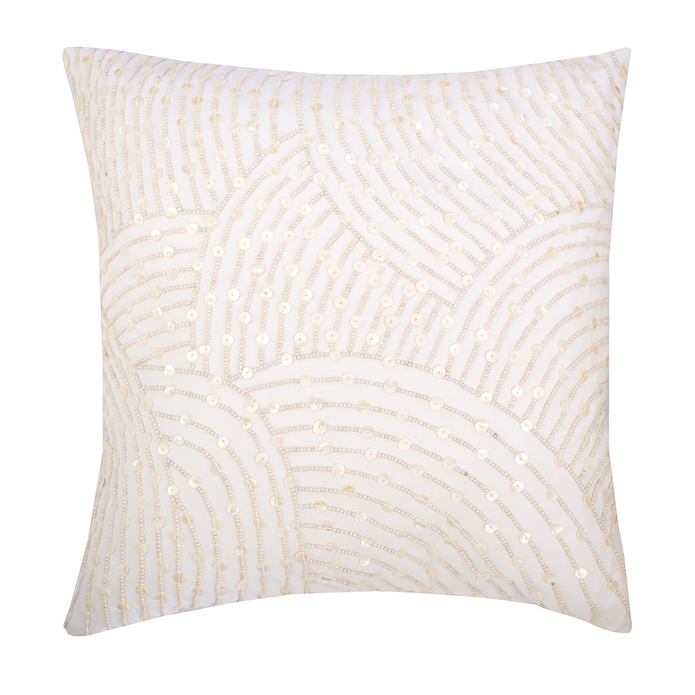 ABSTRACTIONS - PEARL TOSS PILLOW, 18x18