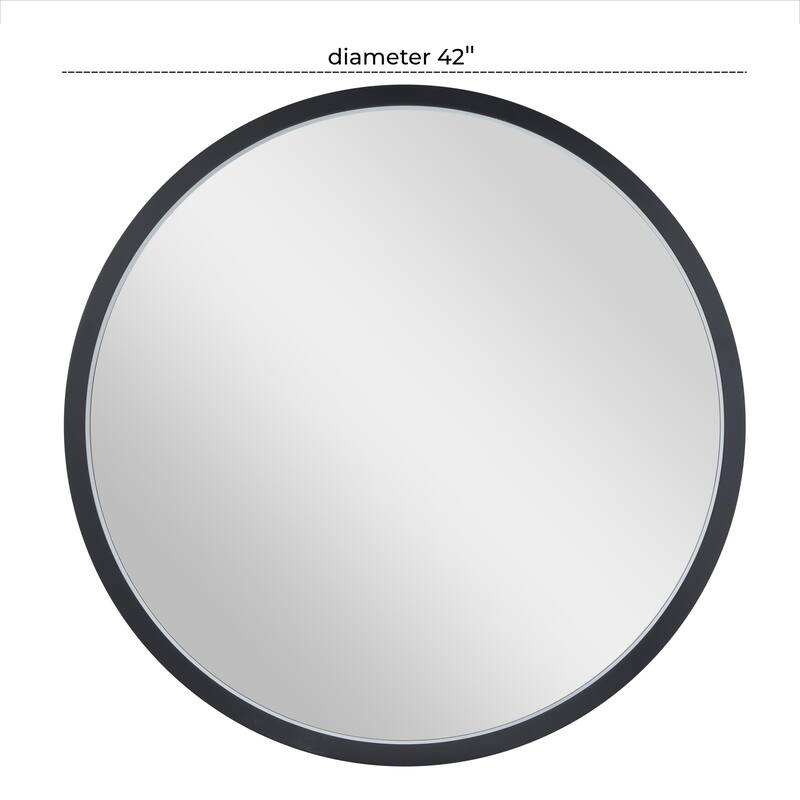 Black, White or Gold Wooden Room Wall Mirror with Thin Frame