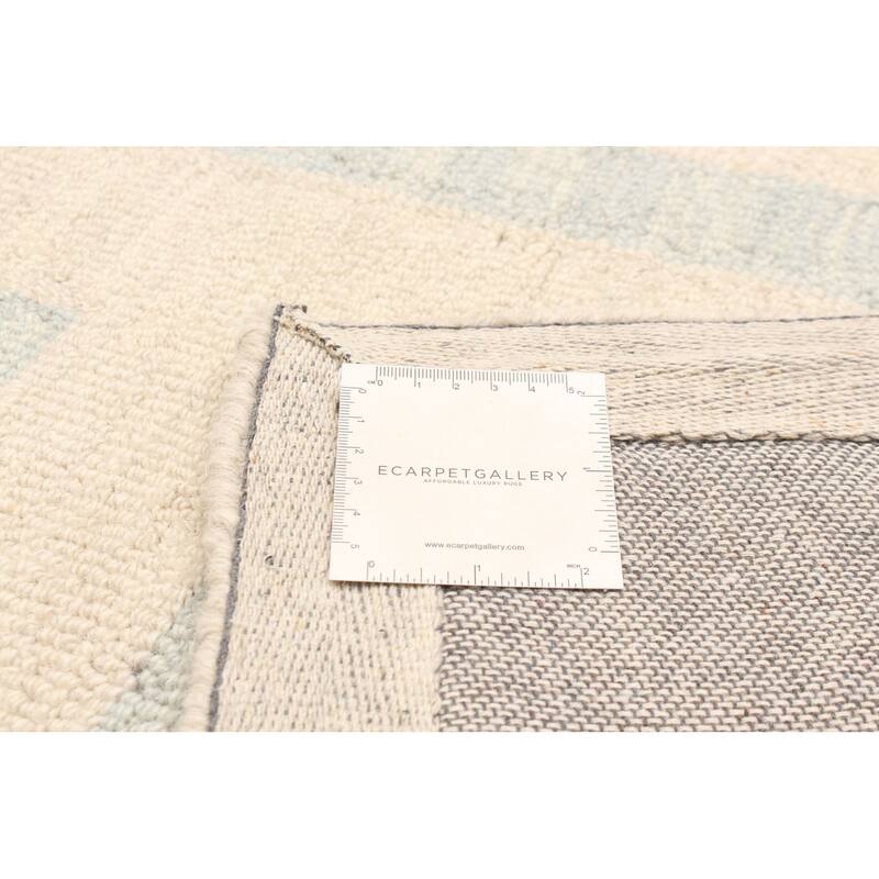 ECARPETGALLERY Hand Tufted Timeless Blue Wool Rug - 5'1 x 7'11