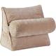 Cheer Collection Wedge Shaped Support Pillow and Bed Rest Cushion for Reading, Gaming, Watching - with Adjustable Neck Pillow