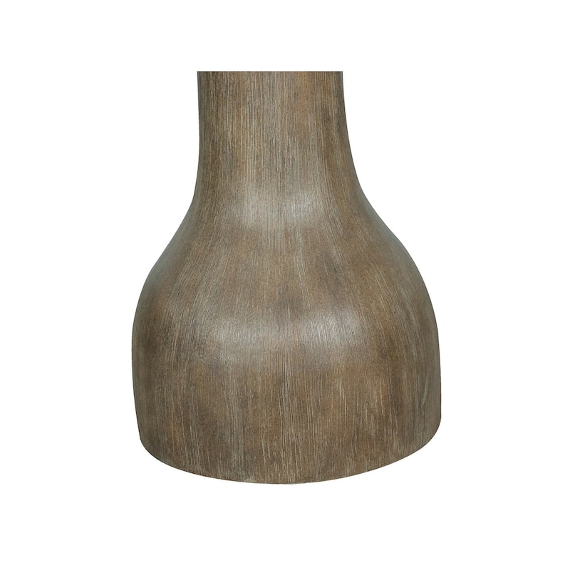 Magnussen Home Bosley Lt. Brown Porpoise Round Accent Table - 20''W x 20''D x 26''H