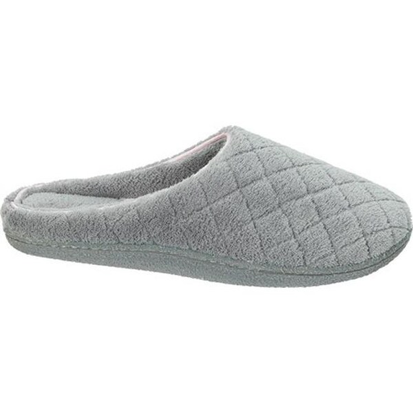 dearfoams quilted terry clog slippers