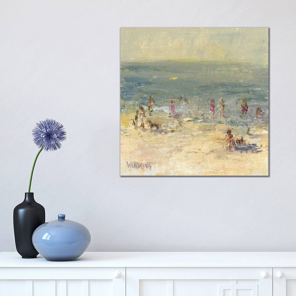 iCanvas "Impasto Beach Day II" by Marilyn Wendling Canvas Print