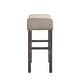 preview thumbnail 10 of 8, Set of 2 Linen Upholstered Counter Height Stool
