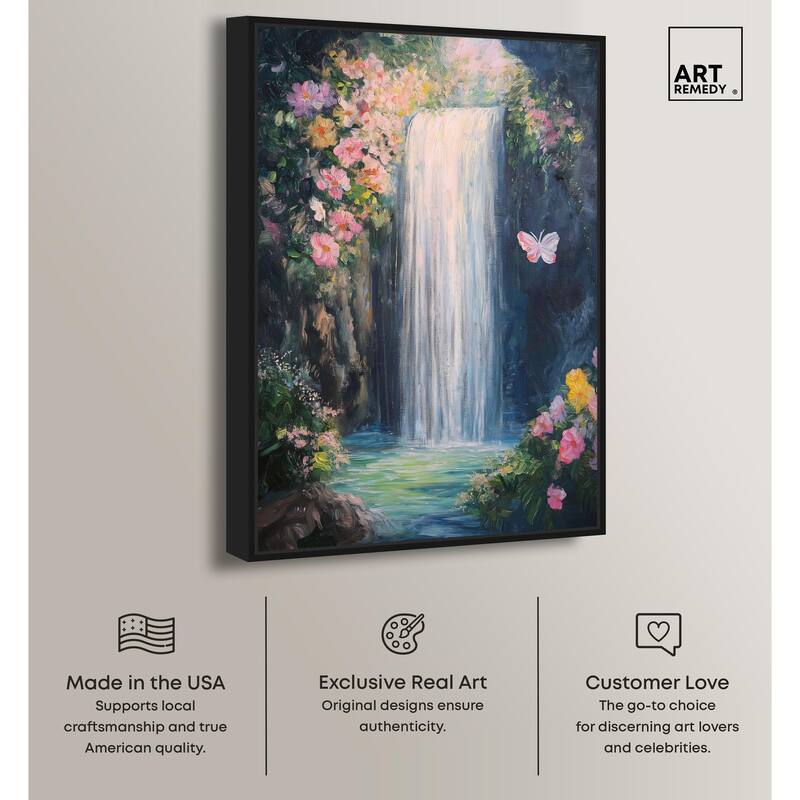 Hidden Falls I Canvas by Art Remedy