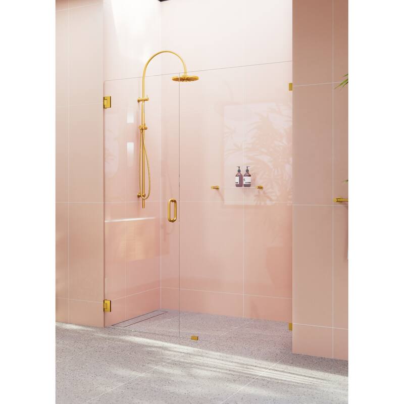 Glass Warehouse GW-WH-64 Illume 78" High x 64" Wide Hinged Frameless