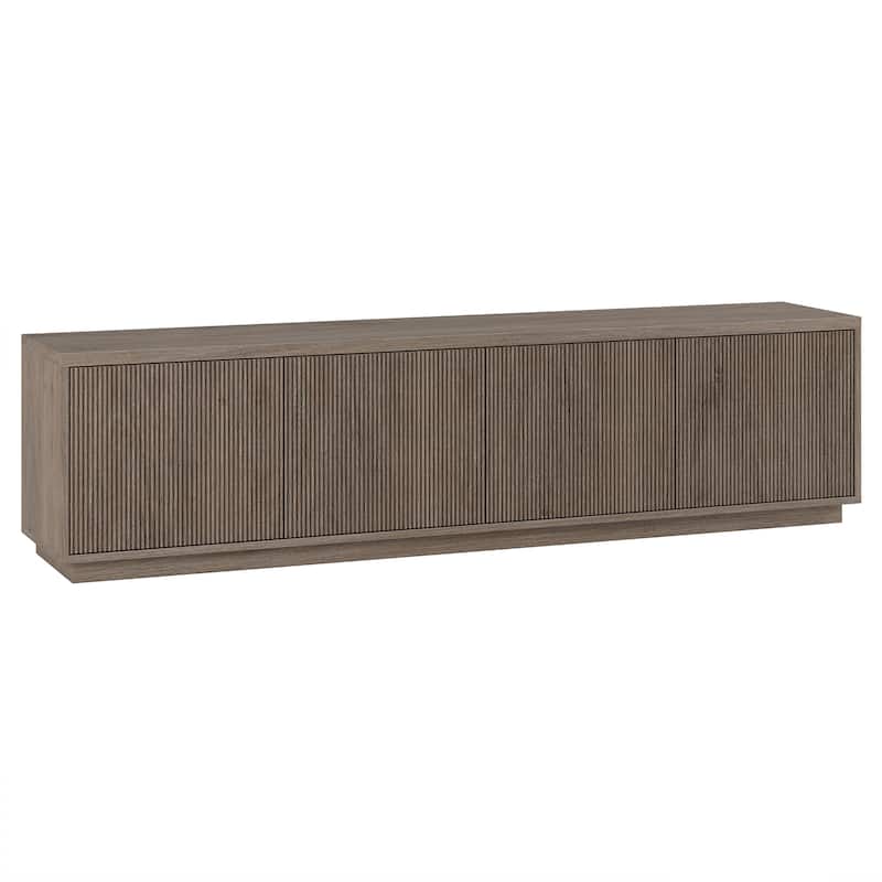 Hanson Rectangular Fluted TV Stand for TV's up to 85"