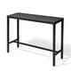preview thumbnail 8 of 12, Pellebant Patio Outdoor Bar Table Rectangle Pub Table Dining Table