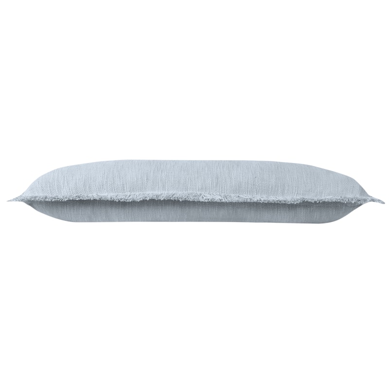 Sevita Solid Cotton Fringe Throw Pillow