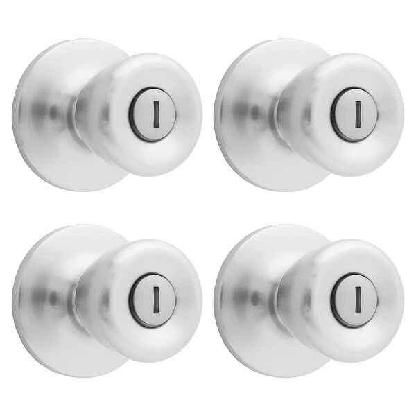 Atlas 4pack Tulip Privacy Door Knob Contractor's Pack On Sale