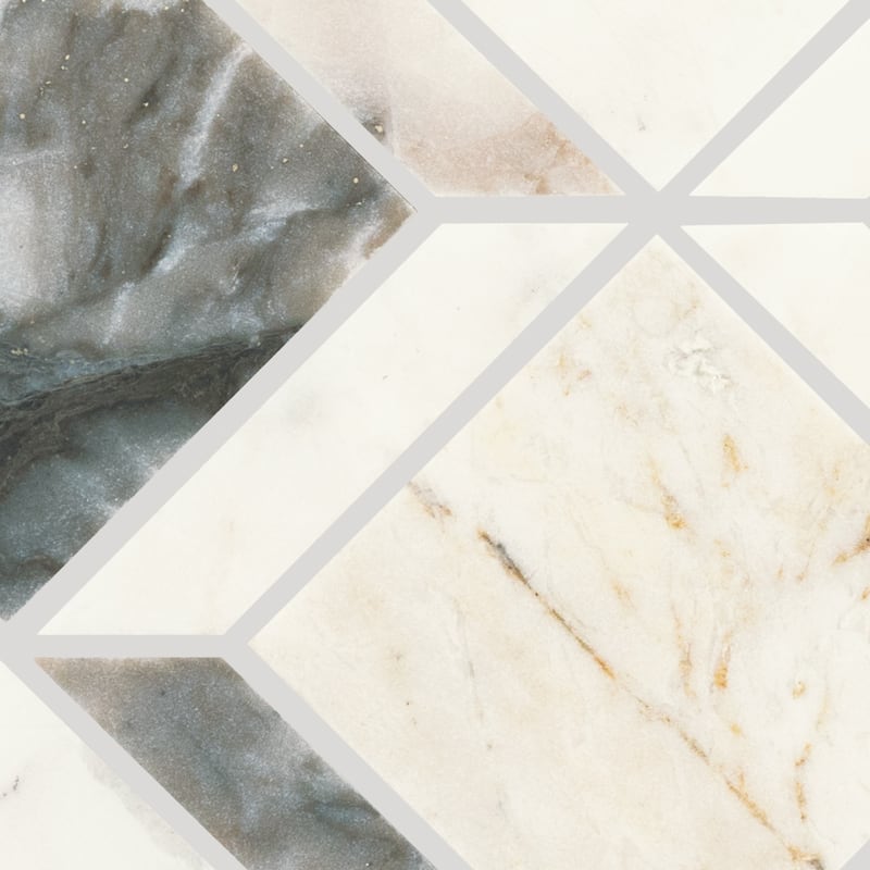 Daltile Gamma Natural Stone Balance XL Wall and Floor Mosaic Tile (Set of 10)