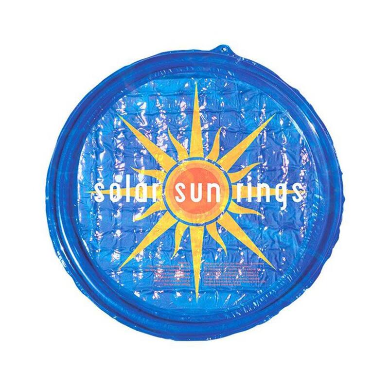 Solar Sun Rings UV Resistant Pool Spa Heater Circular Solar Cover, Blue (9 Pack) - 60 x 60 x 2 inches
