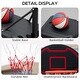 preview thumbnail 7 of 9, Soozier 8'-10' Kids & Adults Portable Basketball Hoop Outdoor Sports Equipment