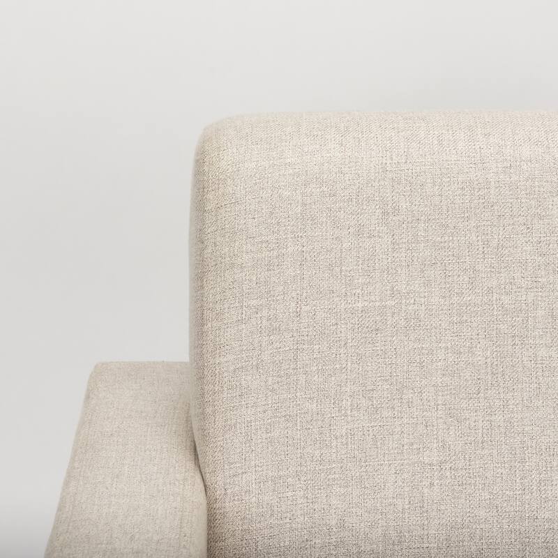 Sovereign Beige Fully Upholstered Accent Chair - 28.2"W x 34.7"D x 29.5"H