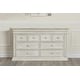 preview thumbnail 5 of 7, Baby Cache Vienna 6 Drawer Dresser Antique White