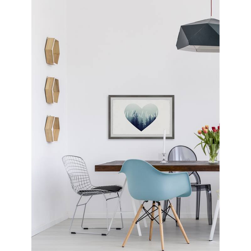 Wild at Heart Framed Wall Art, Elegant Home Touch - Sophisticated Artwork for Refined Décor