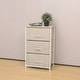 preview thumbnail 2 of 11, LCM Home Fashions Multiple Shelf Drawer Foldable Storage Chest Night Stand Three Drawer