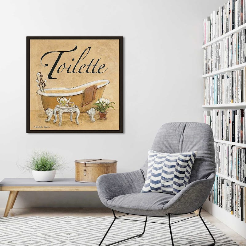 "Spice Toilette" Print on Floating Canvas