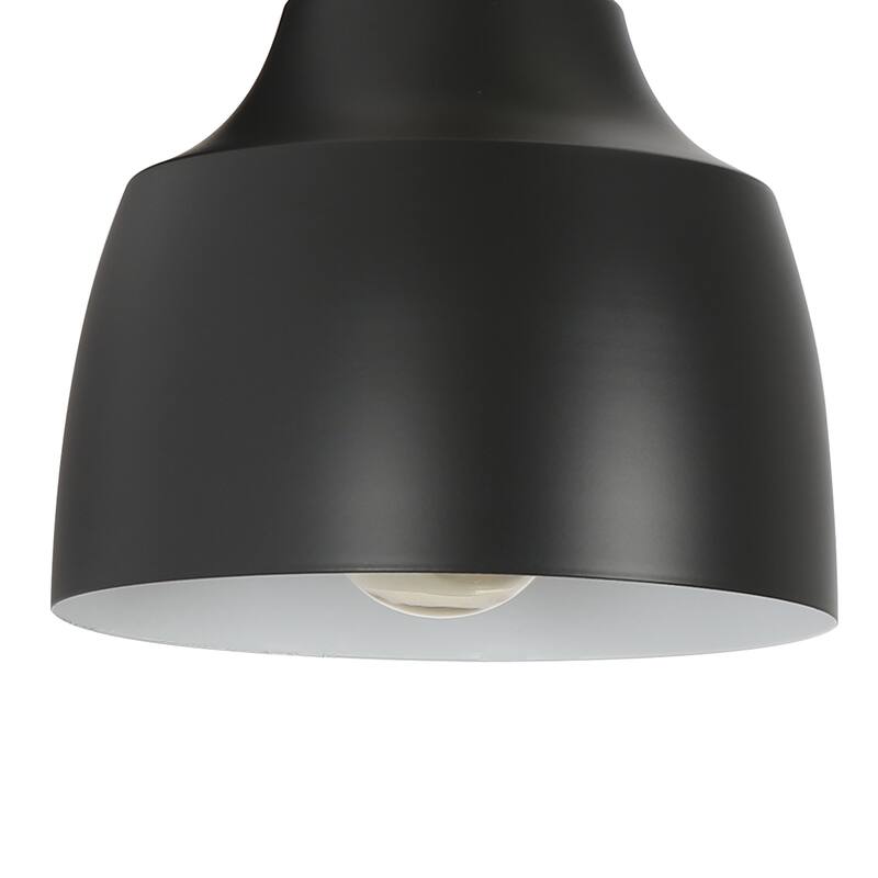 Malryn Modern Black Gold Bathroom Vanity Light Dome Wall Sconces