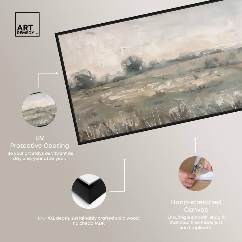 To the Meadow Panoramic Canvas by Art Remedy