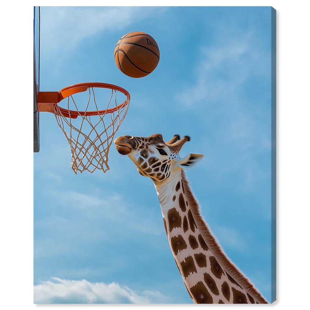 Gentle Giant's Game Canvas by Art Remedy, Gallery Wrapped