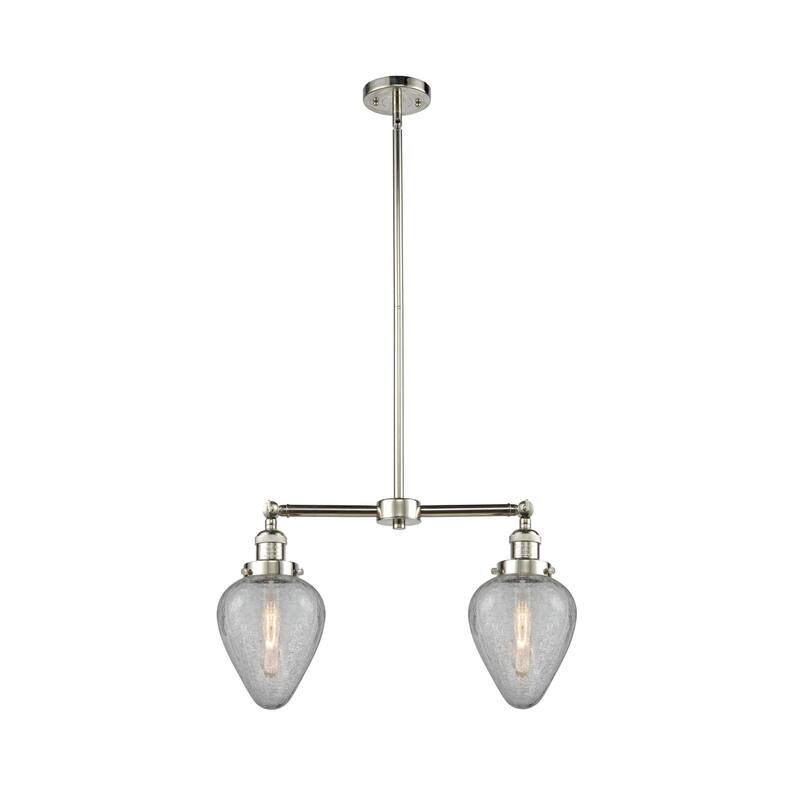 Innovations Lighting Geneseo 2 Light 21" Wide Linear Chandelier