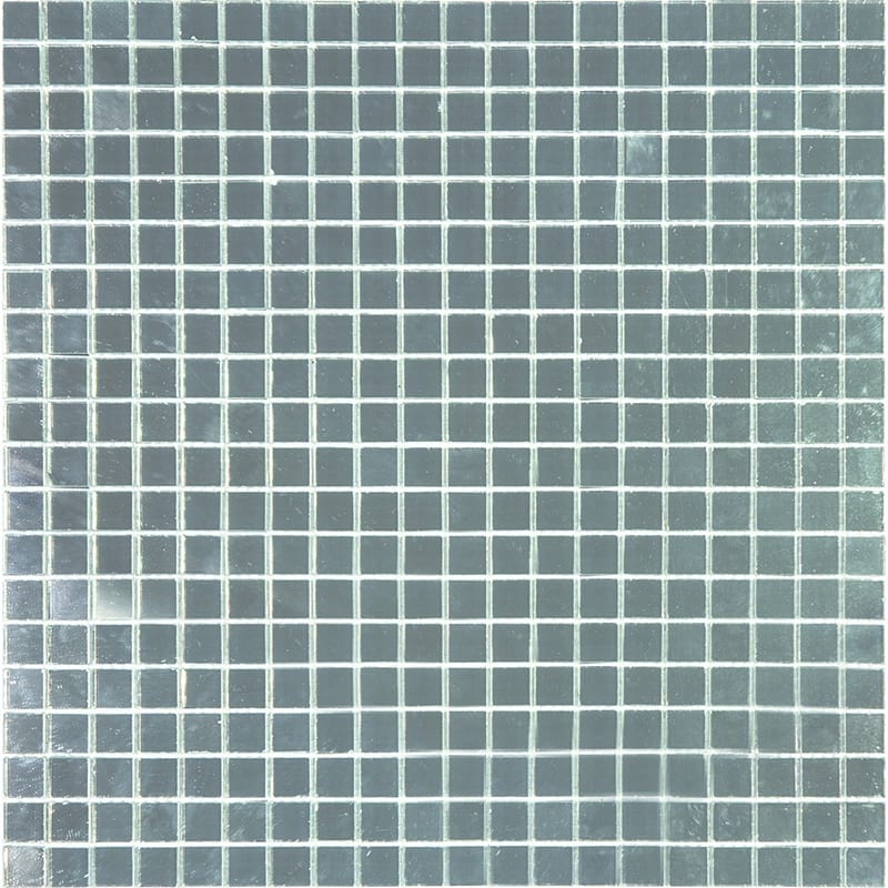Apollo tile 12" x 12" Altin Glossy Silver Glass Tile (18.69 sq ft/case) - 20 Pack