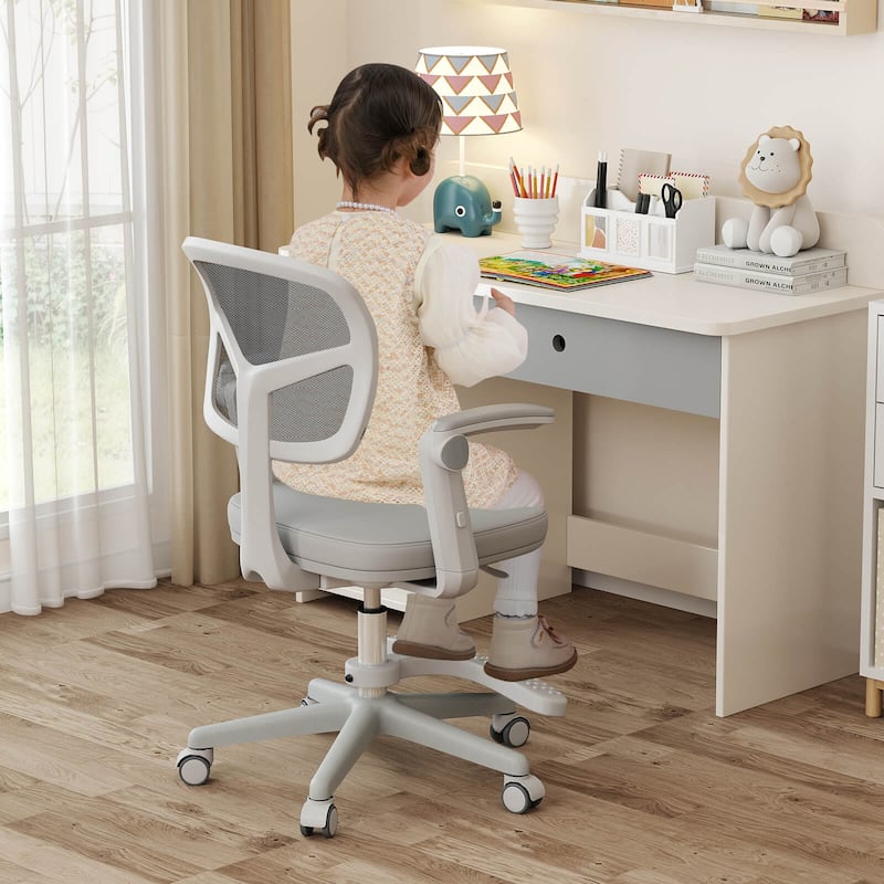 Costway Kids Desk Chair Children Study Chair with Adjustable Height, - See Details