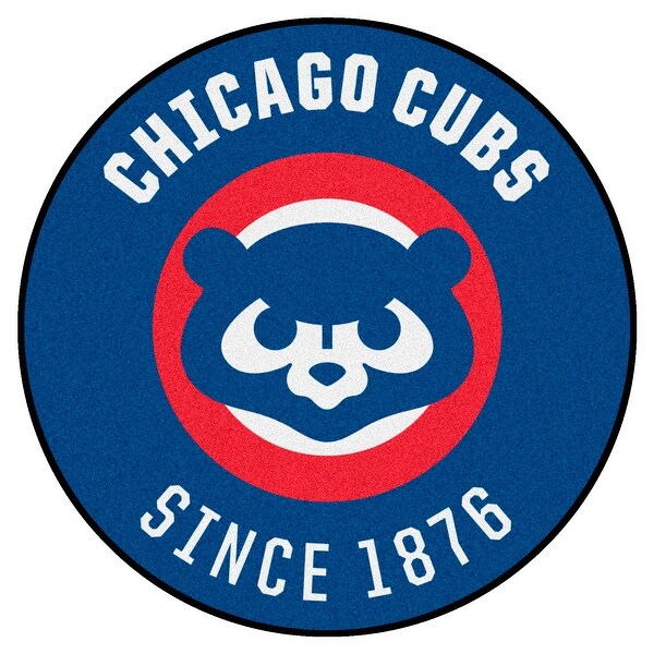 MLB - Chicago Cubs Retro Collection Roundel Rug - 27in. Diameter - (1990) - 3'6