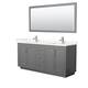 Option Dark Gray, Nickel Trim, Giotto Quartz Top