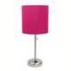 Option Brushed Steel/Pink Shade