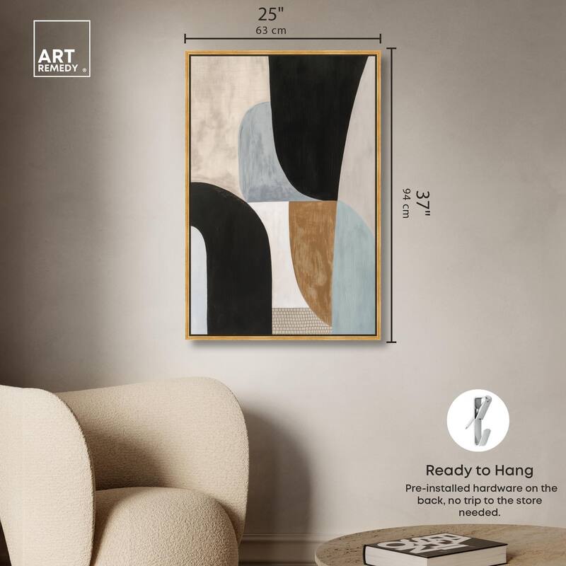 Interlocking Segments I Canvas by Art Remedy