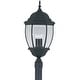 preview thumbnail 1 of 2, Designers Fountain 3 Light 13" Cast Aluminum Post Lantern from the Black