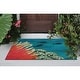 preview thumbnail 3 of 5, Liora Manne Illusions Reef & Fish Indoor/Outdoor Mat Coral 1'7" x 2'5"