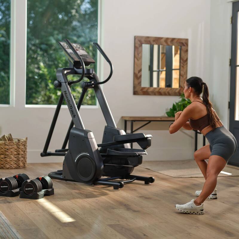 NordicTrack X16 Elliptical with 16" Touchscreen and 26 Resistance Levels; Perfect for Low-Impact Cardio Workouts
