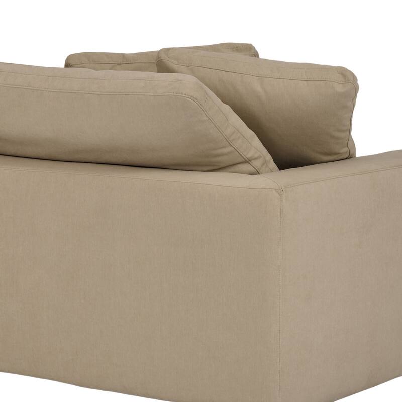 Liberty 96.5" Upholstered Cloud Sofa Couch with Slipcover