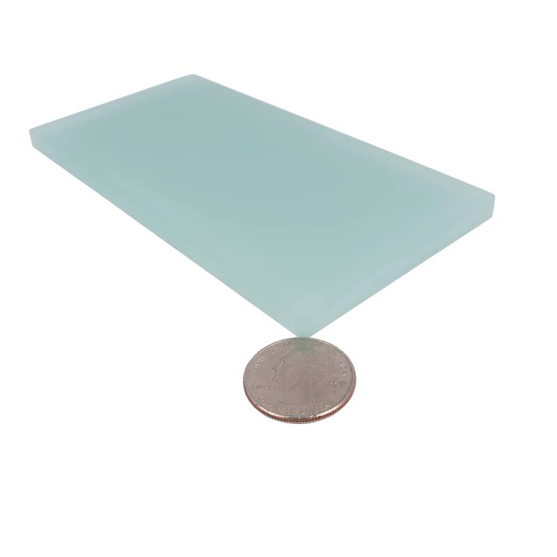 Apollo tile 3" x 6" Colorway Matte Blizzard Blue Glass Tile (5 sq ft/case) - 40 Pack