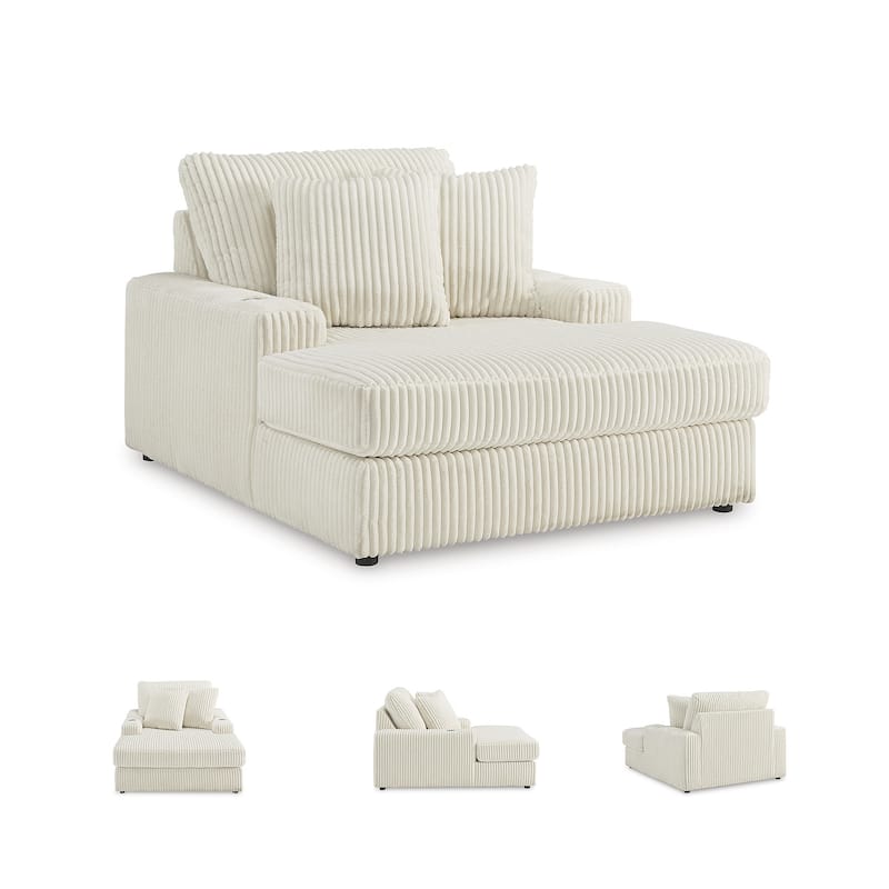 Signature Design by Ashley Lindyn Chaise - 51"W x 64"D x 40"H