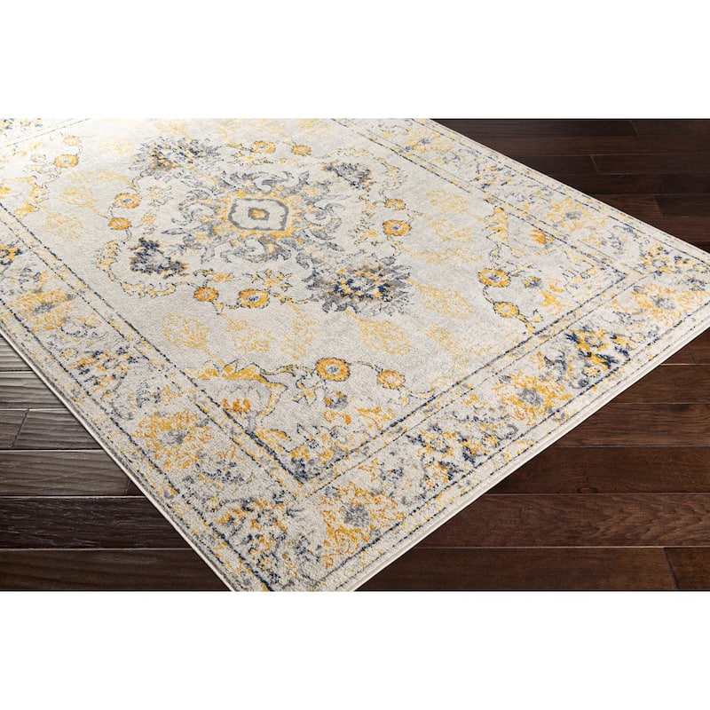 Livabliss Traditional Floransa Medallion Area Rug