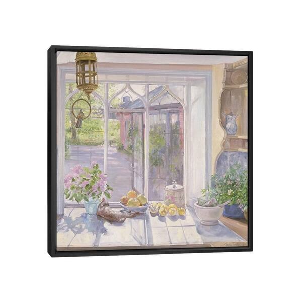 slide 2 of 18, iCanvas "The Ignored Bird" by Timothy Easton Framed Canvas Print Black - 18x18