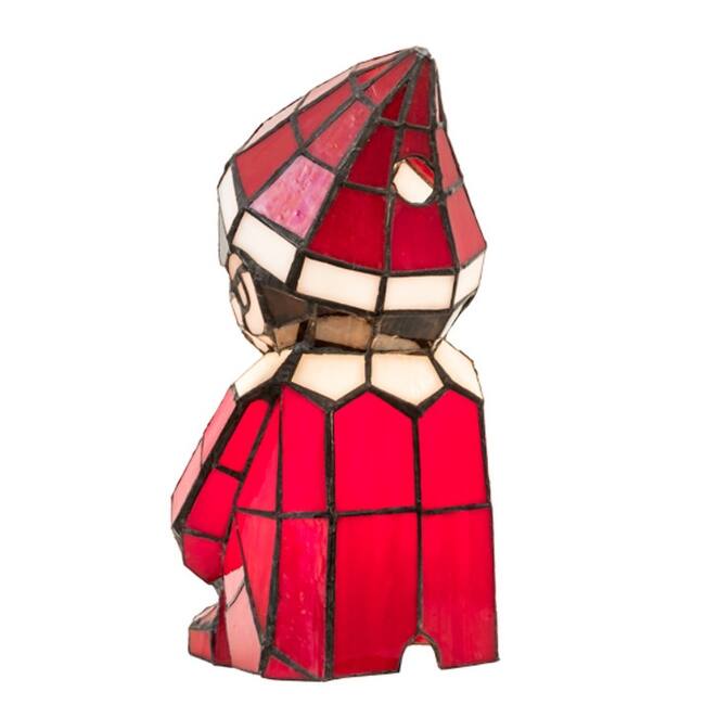 Meyda Tiffany 200341 Elf 10" Tall Red Novelty Specialty Lamp