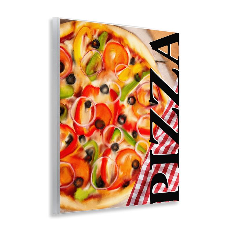 Stupell Gourmet Traditional Pizza Wall Plaque Art Design By Kim Allen