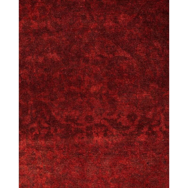 Fine Vibrance One-of-a-Kind Hand-Knotted Area Rug - Pink, 9' 4" x 11' 10" - 9' 4" x 11' 10"