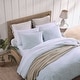 preview thumbnail 2 of 9, Tommy Bahama Koya Bay Blue Cotton Reversible Duvet Cover Set