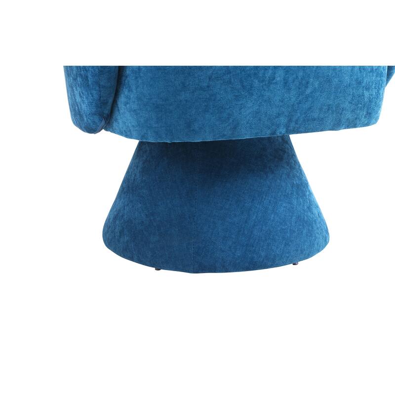 Modern 360 Degree Swivel Accent Chair Armchair, Comfy Velvet Barrel Chair for Living Room,Round Swivel Accent Chair Corner Chair